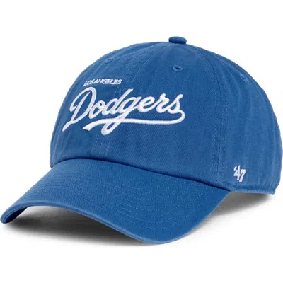 Sporty And Rich Sporty & Rich X La Dodgers Stadium Baseball Cap In Team Blue