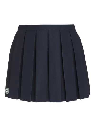 SPORTY AND RICH X LACOSTE PLEATED MINI SKIRT