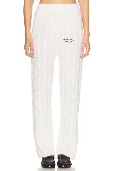 Sporty And Rich Womens Heather Gray Varsity Crest Drawstring Straight-leg High-rise Cotton-blend Jogging Bottoms