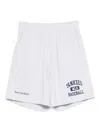 Sporty And Rich X New York Yankees Knee-length Shorts In Gray