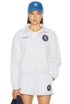 Sporty And Rich X Ny Yankees World Series Polo Sweater In Green