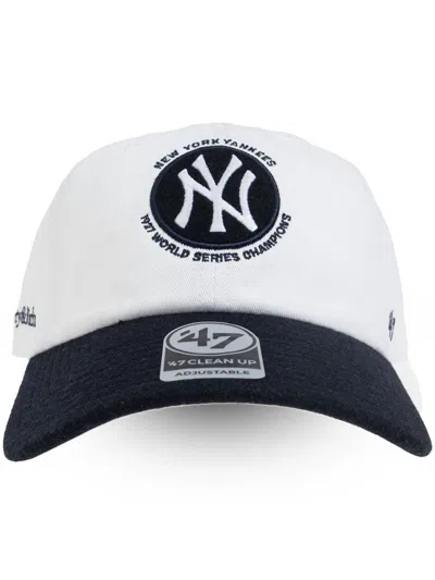 Sporty And Rich X Yankees Champions Cap In White