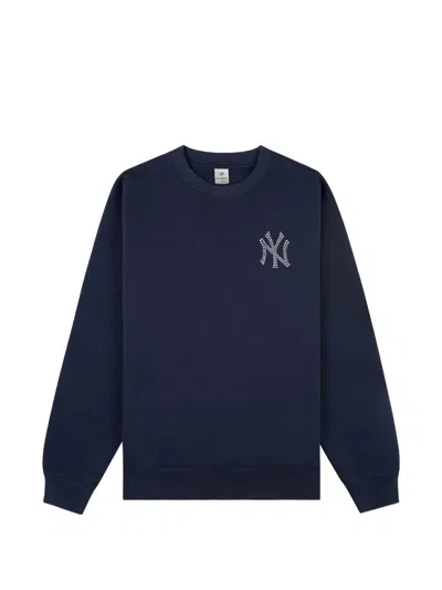 Sporty And Rich X Yankees Krystal Sweatshirt In Blue