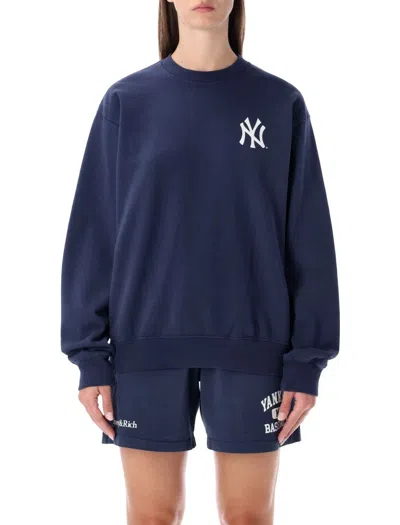SPORTY AND RICH YANKEES CREW NECK SWEATSHIRT