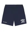 Sporty And Rich Yankees Ivy Gym Short In Blue
