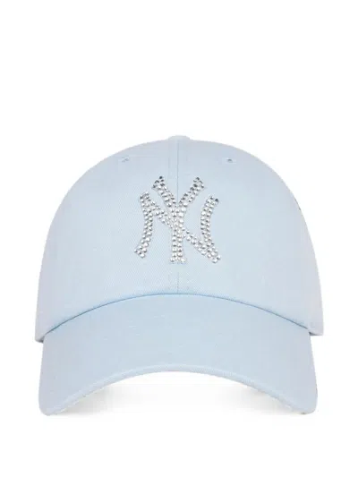 Sporty And Rich Yankees Kristal Crystal-embellished Cap In Blue