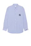 SPORTY AND RICH YANKEES SERIF OVERSIZED SHIRT