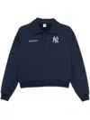 SPORTY AND RICH YANKEES SERIF POLO TOP