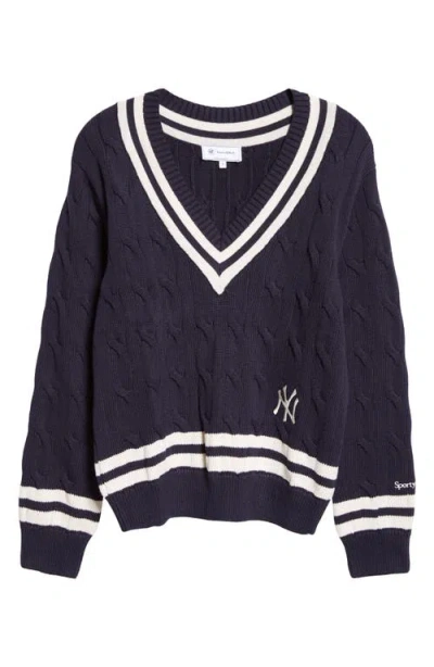 Sporty And Rich Src Cable-knit Jumper In Multicolor