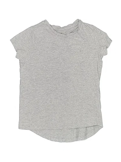 Pre-owned Spotted Zebra Kids' Short Sleeve Turtleneck In Gray