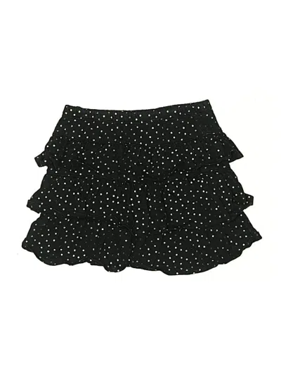 Pre-owned Spotted Zebra Kids' Skirt In Black