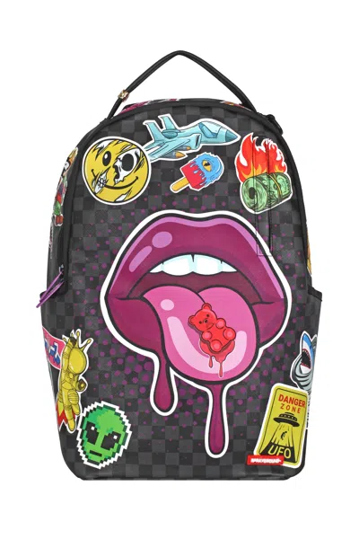 SPRAYGROUND SPRAYGROUND - BACKPACK - 461221 - BLACK/VIOLA