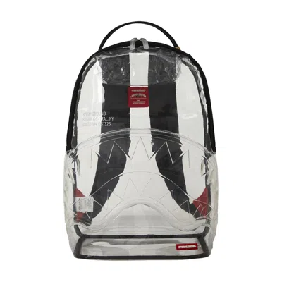 Pre-owned Sprayground 100% Shark Central Clear Backpack 'multicolor' | Multi-color | Men's Size Onesize