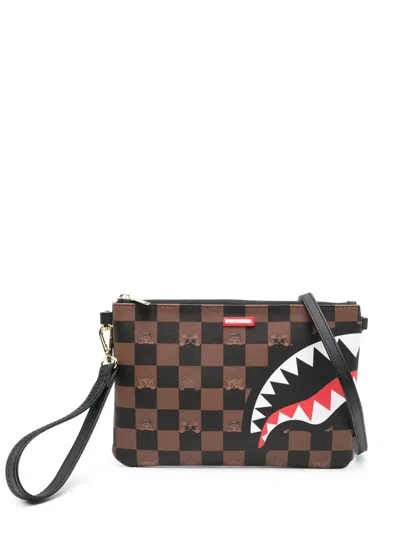 Sprayground 格纹邮差包
