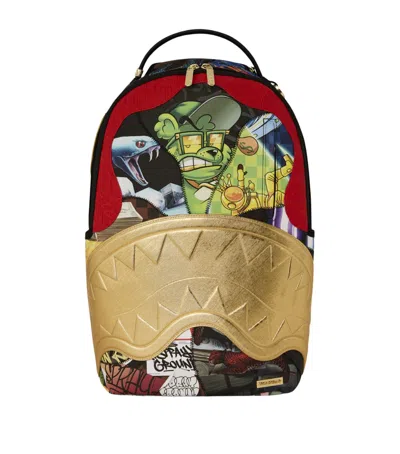 Sprayground 15-year Anniversary Golden Backpack