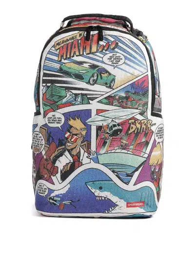 Sprayground 305 Retro Comic Dlxr Backpack In Multi