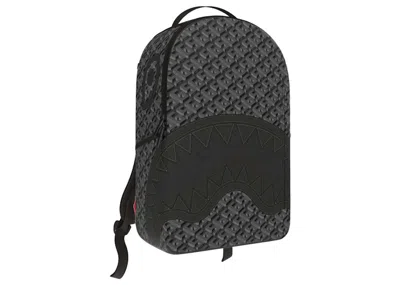 Pre-owned Sprayground 3dsg Out Backpack In Black/grey