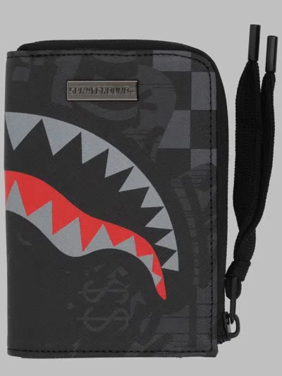 Sprayground 4am Mini Wallet In Grey