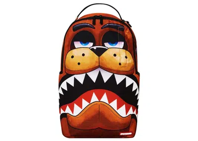 Pre-owned Sprayground 5 Nights At Freddys Freddy Shark Backpack