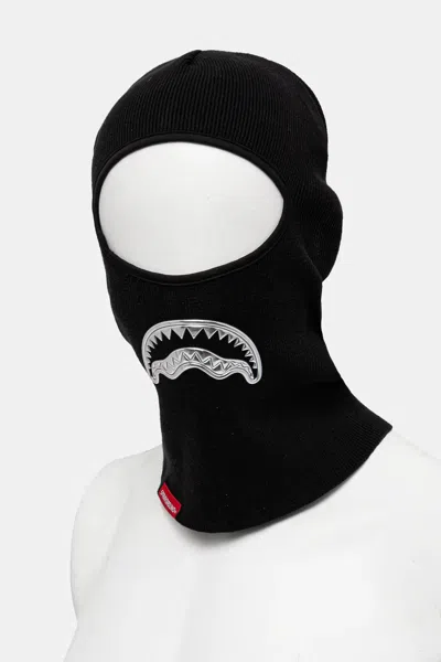 Sprayground 910hw397nsz Ski Mask Unisex Black Knitted Balaclava Outdoor Jax146