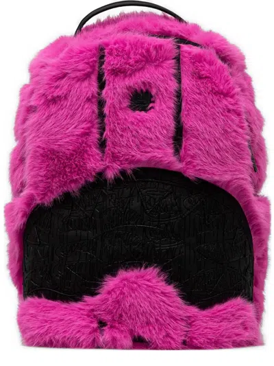 Sprayground A.i. Fur Backpack In Pink