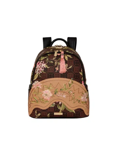 Sprayground Ai Henny Floral Savage Backpack In Brown
