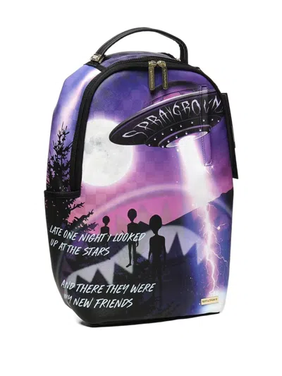 Sprayground Alien-print Backpack
