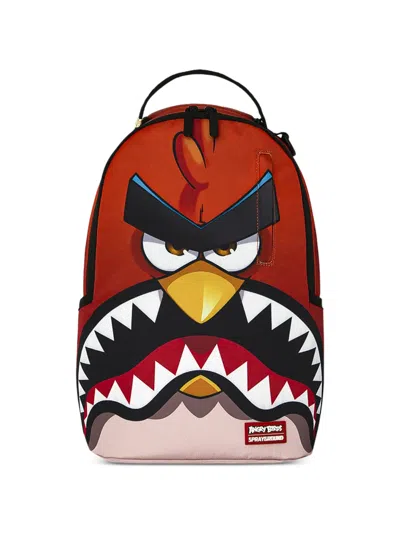 Sprayground Angry Birds Sharkmouth Backpack In Brown