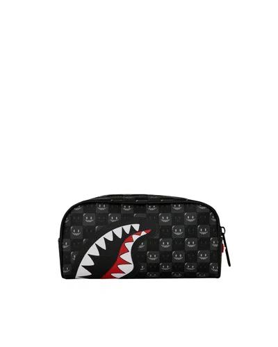Sprayground Astuccio Sharks In Paris Wtf Bubbly Black In Multi
