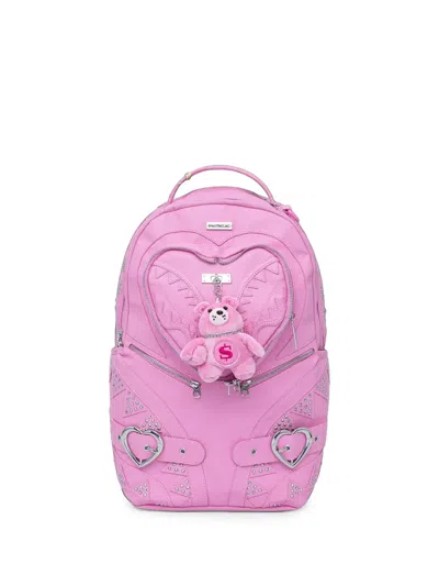 Sprayground Baby Bear Baddie V2 Heart-motif Backpack In Pink