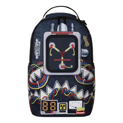 Pre-owned Sprayground Back To The Future Flux Mode Backpack 'multicolor' | Multi-color | Men's Size Onesize