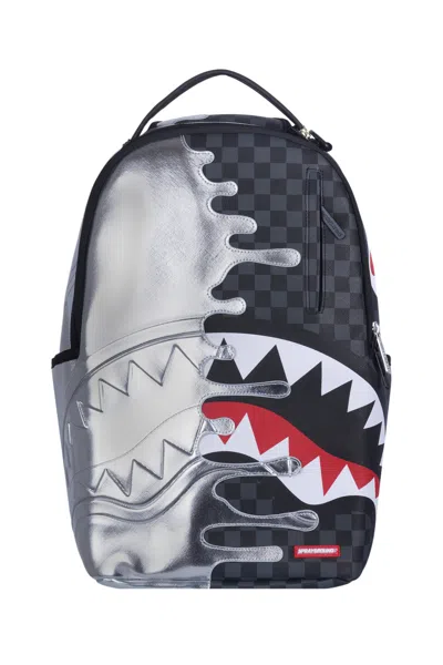 Sprayground - Backpack - 471457 - Black/silver In Nero/argento