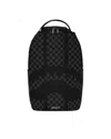 Sprayground Check-pattern Backpack In Black