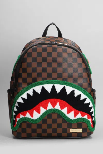 Sprayground Backpack In Brown Pvc