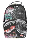 Sprayground Split Cybershark Dlxsv Backpack In Black