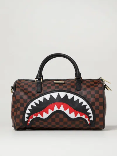 SPRAYGROUND TRAVEL BAG SPRAYGROUND MEN COLOR BROWN,436876032
