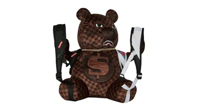 Pre-owned Sprayground Bear Wearing Backpack As A Backpack In Multi