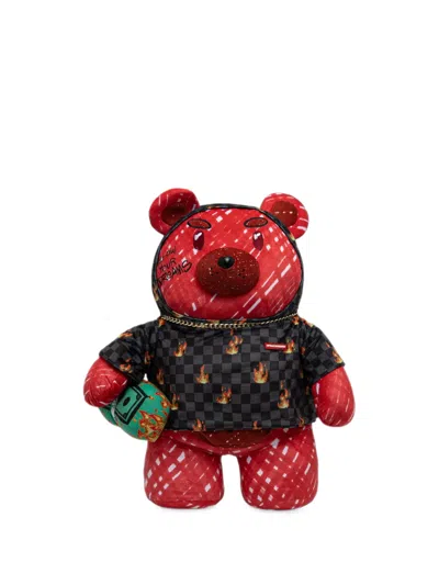 Sprayground Bear-shape Backpack In Red