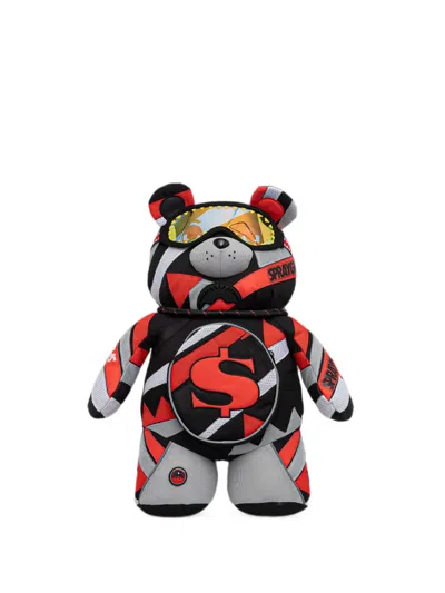Sprayground Bear-shaped Graphic-print Backpack In Multi
