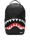 Sprayground Flyknit Shark Mouth Backpack In Black