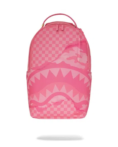 Sprayground Bold Camouflage-pattern Backpack In Pink