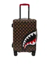 Sprayground Peeking Character Check Suitcase