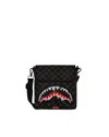 Sprayground Borsa A Tracolla Dripping Sharks In Paris Messenger Sling Nero