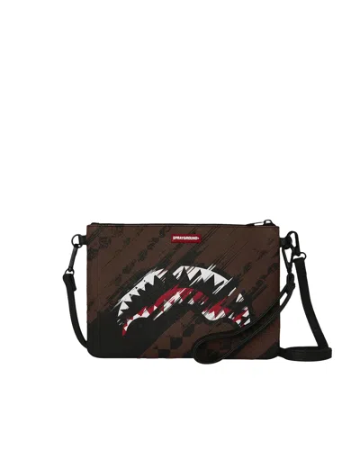 Sprayground Borsa A Tracolla Smeared Grunge In Pattern
