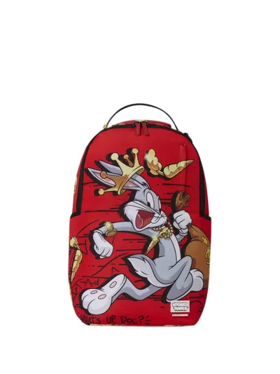 Sprayground Bugs Bunny Grab & Go Backpack In Red