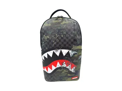 Pre-owned Sprayground Camo Splash Dlxsv Backpack In Multi