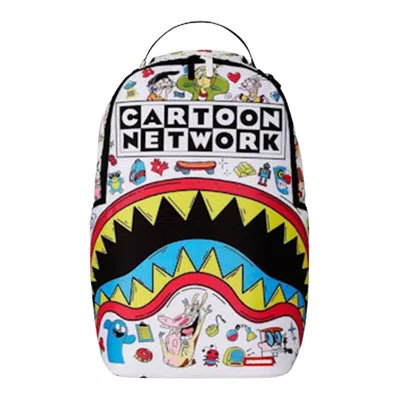 Pre-owned Sprayground Cartoon Network Logo Dlxr Backpack 'retro Cartoon Network Collage' | Multi-color | Men's In Multicolor