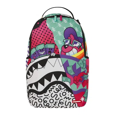 Pre-owned Sprayground Cash Creative Backpack 'multicolor' | Multi-color | Men's Size Onesize