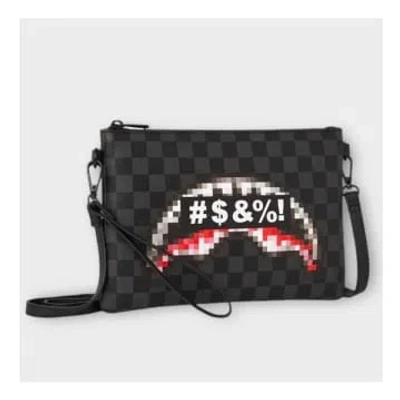 Sprayground Censored Pochette Art. 910b5956nsz In Black