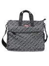 Sprayground Chains Travelbag In Nero/grigio